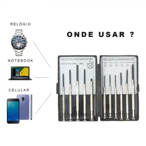 Jogo Chaves Precisão 11 Pç Oculos Controle