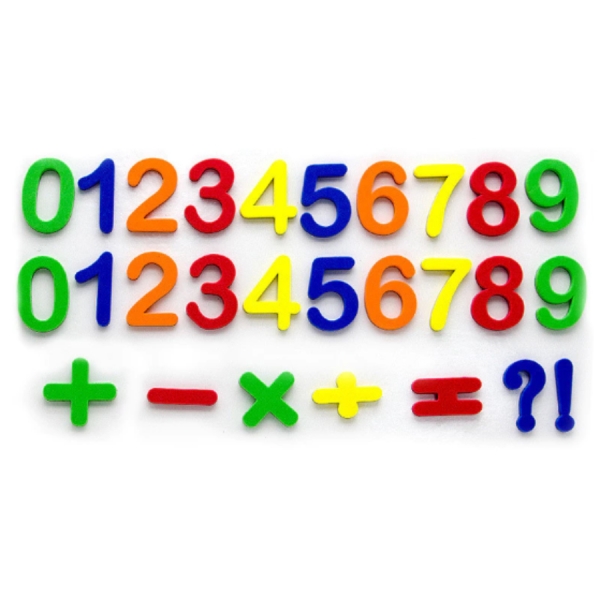 NÚMEROS MAGNÉTICOS COM 37 PEÇAS