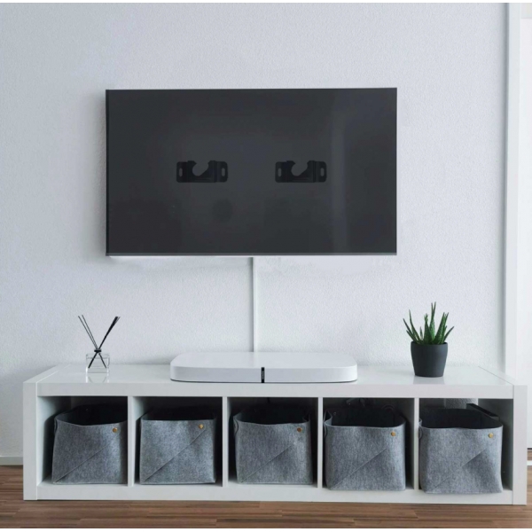 Suporte Tv Fixo Universal 10 A 85 - Compacto Cor Preto