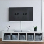 Suporte Tv Fixo Universal 10 A 85 - Compacto Cor Preto