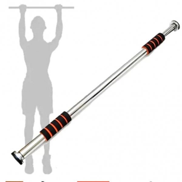 Barra Fixa Porta Exercício Crossfit Treino Musculação Barra Ajustável Porta 62cm 92cm GT369