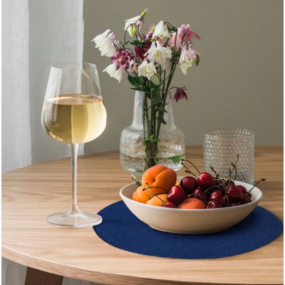 Jogo Americano Sousplat Redondo Jantar Mesa Posta 4 UNIDADES 38cm