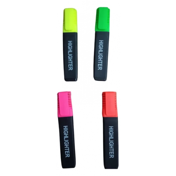 Canetas Marca-Texto marcadores coloridos para estudante material escolar