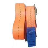 Cinta Catraca 4,5 metros 500kg Carga Amaração Gancho Aço