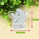 Abajur De Tomada Infantil Led Lua