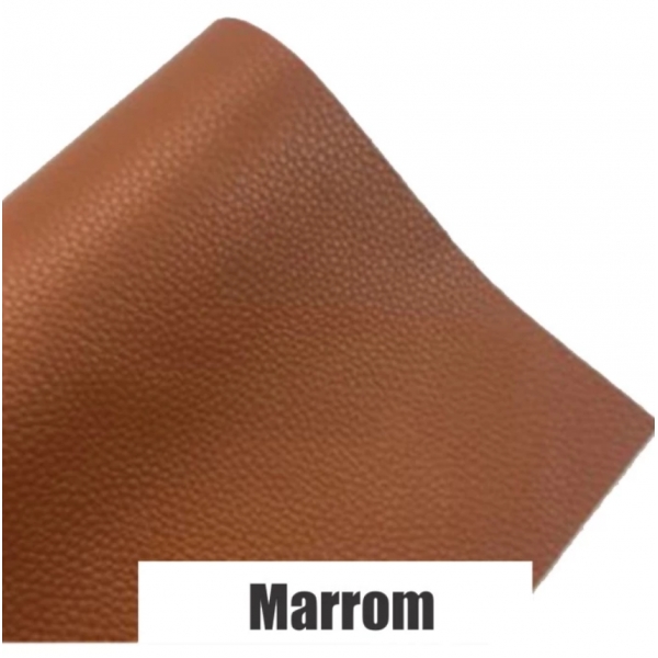 Reparo Para Couro Marrom Ranhura Sintético Auto Adesivo 20Cmx30Cm