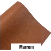 Reparo Para Couro Marrom Ranhura Sintético Auto Adesivo 20Cmx30Cm