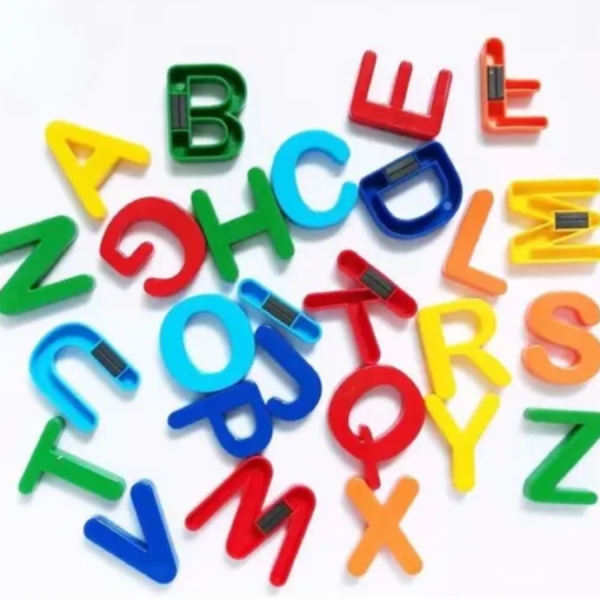 LETRAS ALFABETO MAGNETICO EDUCATIVO INFANTIL 26 PEÇAS Letras