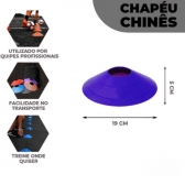 Kit 10 Chapéus Chinês Treino Funcional Agilidade Treinamento Futebol Futsal Academia