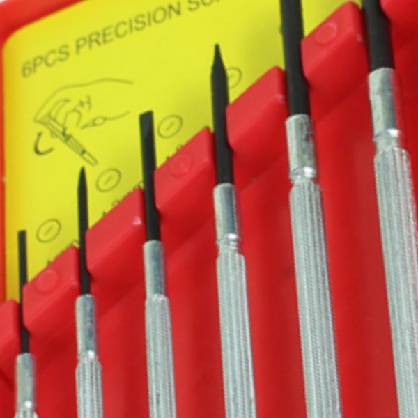 Jogo Mini Chave De Fenda E Fenda Cruzada - Precisão 6 Peças