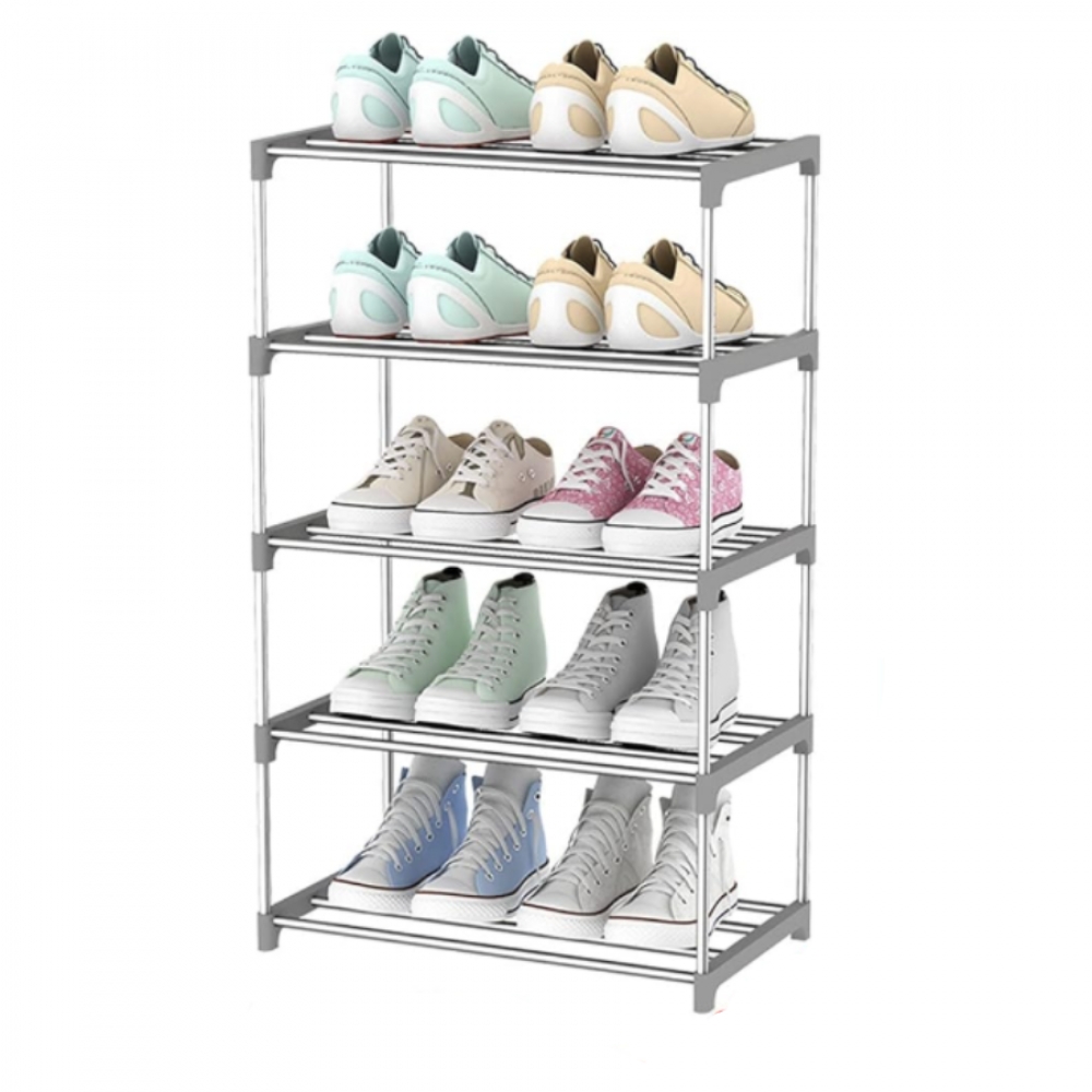 Sapateira 5 andares Organizador de Sapatos Tênis 4 Par Desmontavel Movel sapateira entrada estante