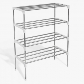 Sapateira 5 andares Organizador de Sapatos Tênis 4 Par Desmontavel Movel sapateira entrada estante