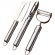 Kit 3 Descascadores Inox Legumes, Frutas Escama Peixe Queijo