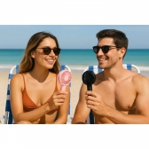 Mini Ventilador De Mão Portátil Recarregável De Mesa Usb