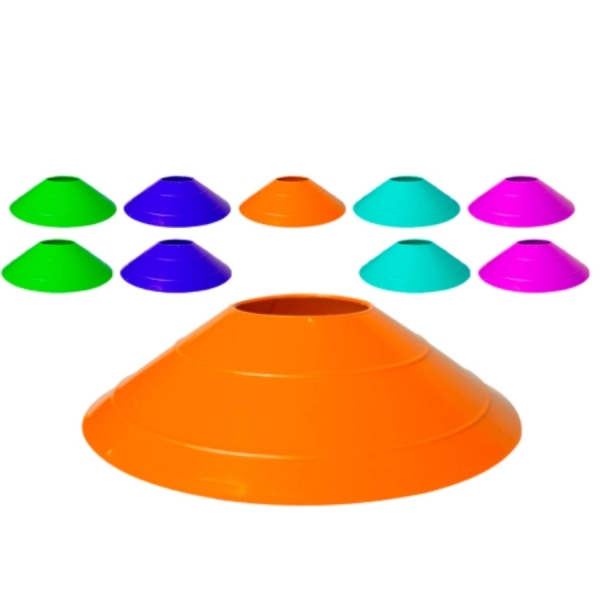 Kit 10 Chapéus Chinês Treino Funcional Agilidade Treinamento Futebol Futsal Academia