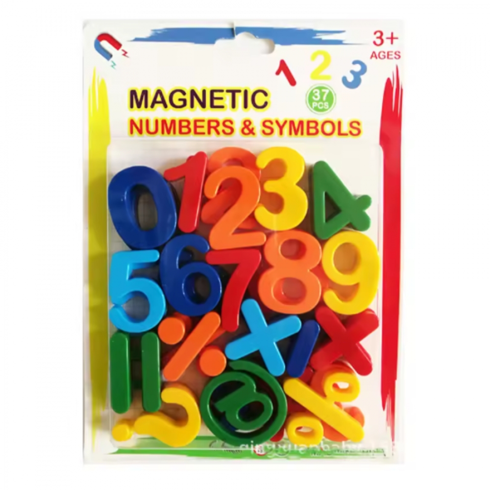 NÚMEROS MAGNÉTICOS COM 37 PEÇAS