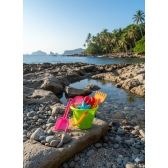 Baldinho de Praia com Acessórios Cores Sortidas - Brinquedo de Verão Resistente