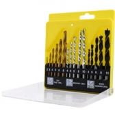 KIT BROCAS MADEIRA FERRO CONCRETO 16 PEÇAS