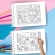Kit 24 Canetinhas Com Livro De Colorir Capa Dura Marca Texto Duas Pontas