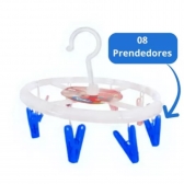Varal Circular Para Roupas Intimas Cueca Calcinha Meia 08 Prendedores para Lavanderia
