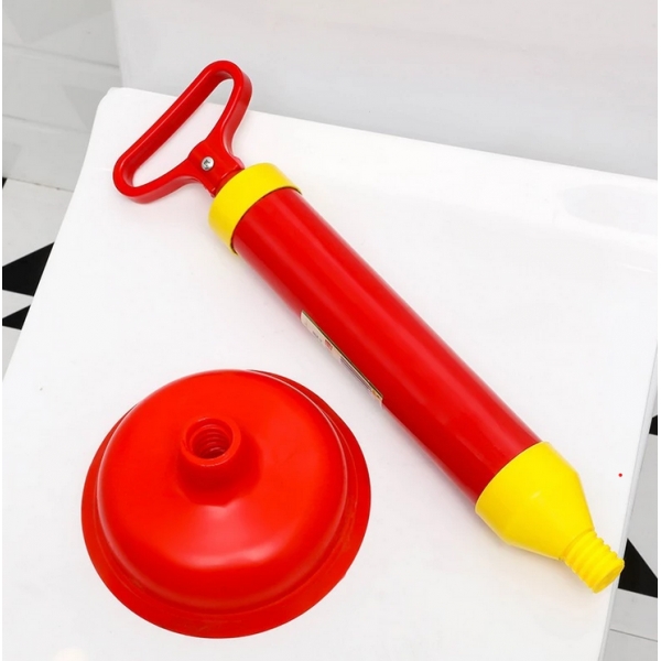 Desentupidor Manual De Pia Vaso Ralo Cano Esgoto Tipo Bomba Sucção 150mm Alta Pressão BC-08