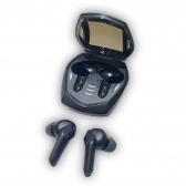 Fone de Ouvido Sem Fio Kaidi 776 Gamer Preto Bluetooth Academia Treino Led