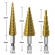 Broca Escalonada 3 Peças Hss Step Drill Bit Set Cone Hole