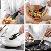 Kit Utensílios Conjunto De Cozinha Com 7 Peças Silicone Colorido