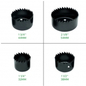 Jogo Serra Copo Kit 5 Peças Para Madeira Gesso Pvc Plástico