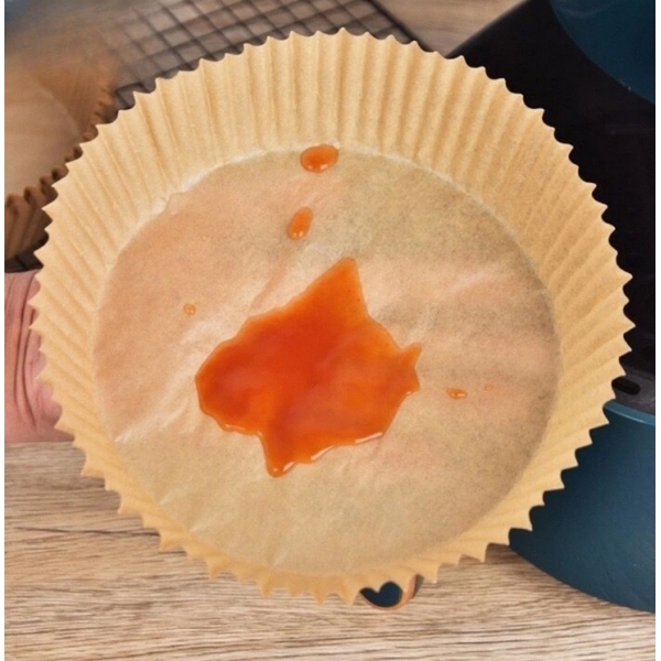 100 Pcs Papel Forro Air Fryer Antiaderente Forma Antiaderente Descatavel