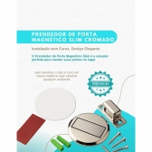 Trava Porta Magnético Inox Prendedor Fixador Segurador Imã