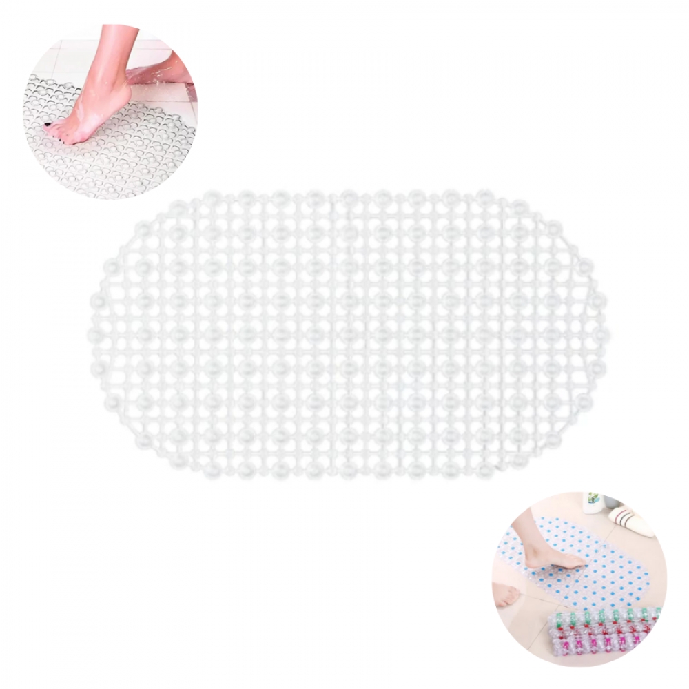 Tapetes Transparente Emborrachado Para Box Banheiro Ante Derrapante Borracha Excelente Qualidade 100%