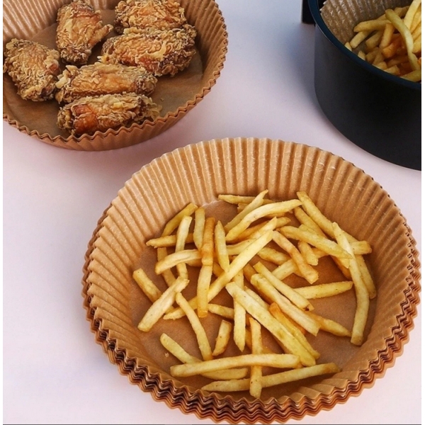 100 Pcs Papel Forro Air Fryer Antiaderente Forma Antiaderente Descatavel