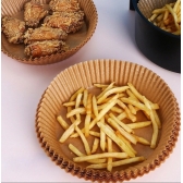 100 Pcs Papel Forro Air Fryer Antiaderente Forma Antiaderente Descatavel