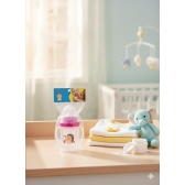 Copo de Transição Baby 220ml com Alças Laterais e Bico Macio - Ideal para Aprendizado