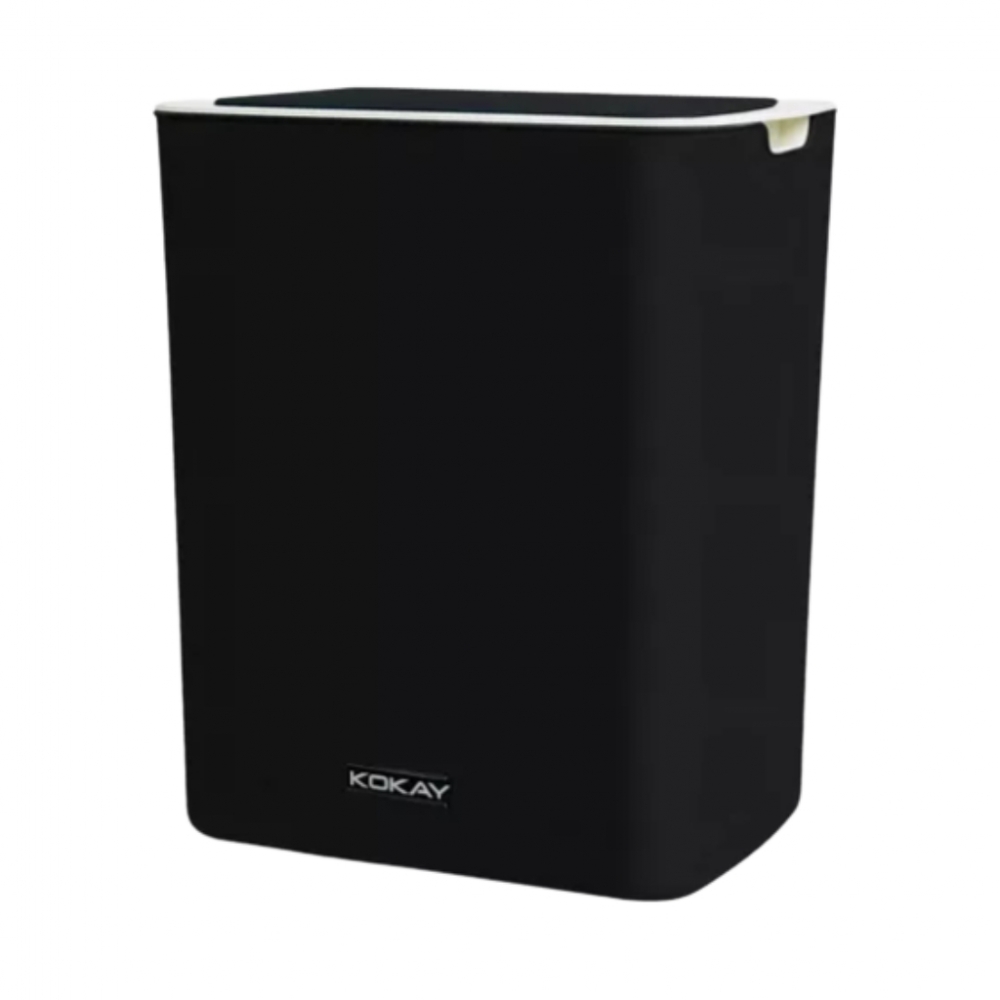 Lixeira sensor automática banheiro cozinha lixo inteligente cor Preto Kokay 056-0035