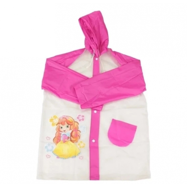 Capa De Chuva Infantil Reforçada Tamanho 10 Impermeável Menina Menino Escolar