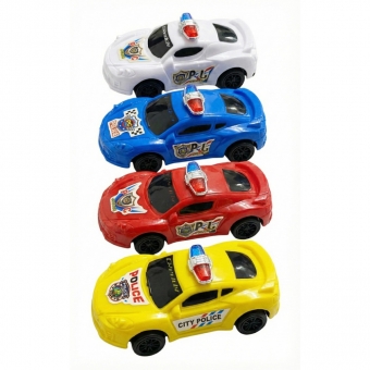 Carrinho De Brinquedo Fricção 4 Unidades Coleção Miniatura