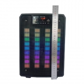 Caixa De Som Outdoor Boombox Praia Recarregável Home Theater Sem Fio Am Fm Áudio Som Speaker Rádio Portátil com Mic Spea