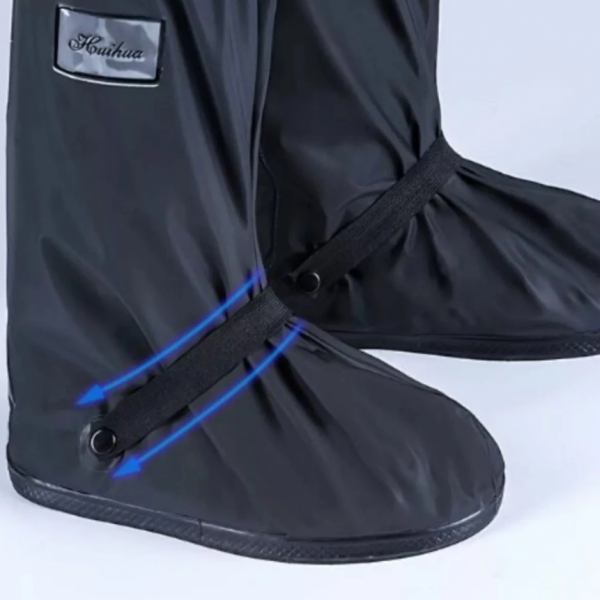 Capa de Chuva Polaina Impermeavel Bota Galocha Protetor Calçado Motoqueiro Sapato Moto