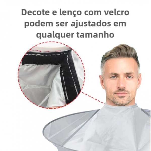 Ferramentas De Corte De Cabelo Salão De Beleza Barbeiro Cape Adulto Curto Capa