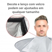 Ferramentas De Corte De Cabelo Salão De Beleza Barbeiro Cape Adulto Curto Capa