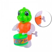 Brinquedo Animais Dino Papagaio Toca Tambor Infantil