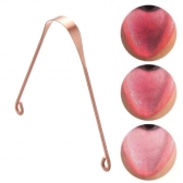 Limpador Raspador De Língua 100% Cobre Puro Ayurveda - Modelo Premium