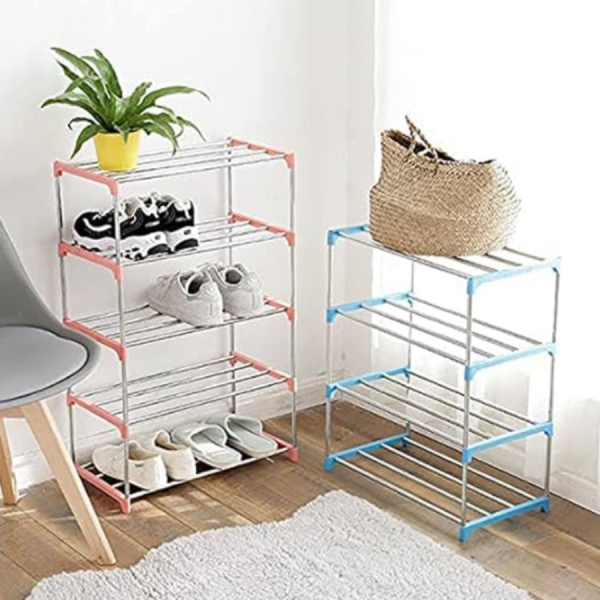 Sapateira 5 andares Organizador de Sapatos Tênis 4 Par Desmontavel Movel sapateira entrada estante