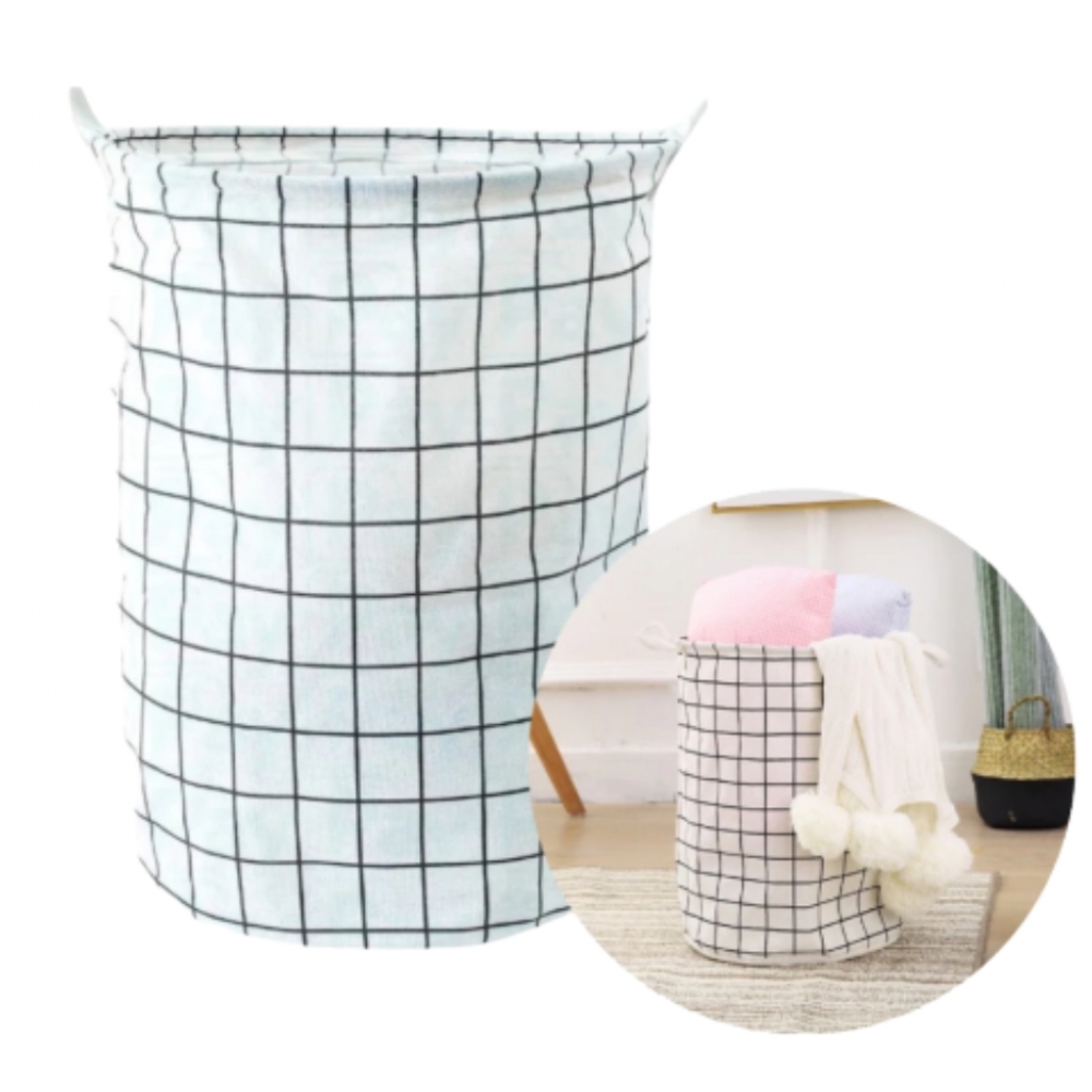 Cesto Dobrável Branco para Roupas e Brinquedos Organize com Estilo A Escolha Perfeita para Roupas e Brinquedos Ordem