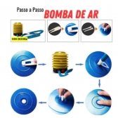 Bola de Ginástica Suíça Yoga Pilates Bola de Pilates Inflável Anti Estouro com bomba para encher