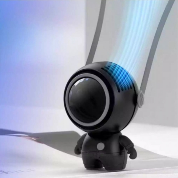 Mini Ventilador Astronauta Portátil Sem Fio De Mão Usb