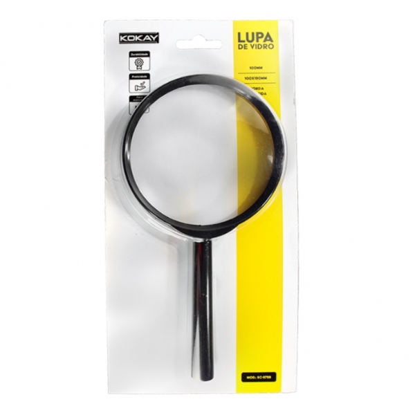 Lente De Aumento 100mm Lupa De Mão Para Leitura - Kokay