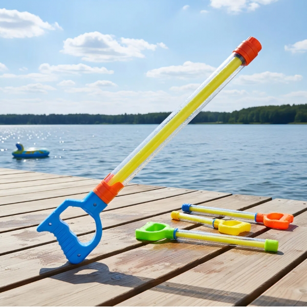 Ark Bastão Lança Água 39cm Super Jato - Brinquedo/piscina Cor Transparente